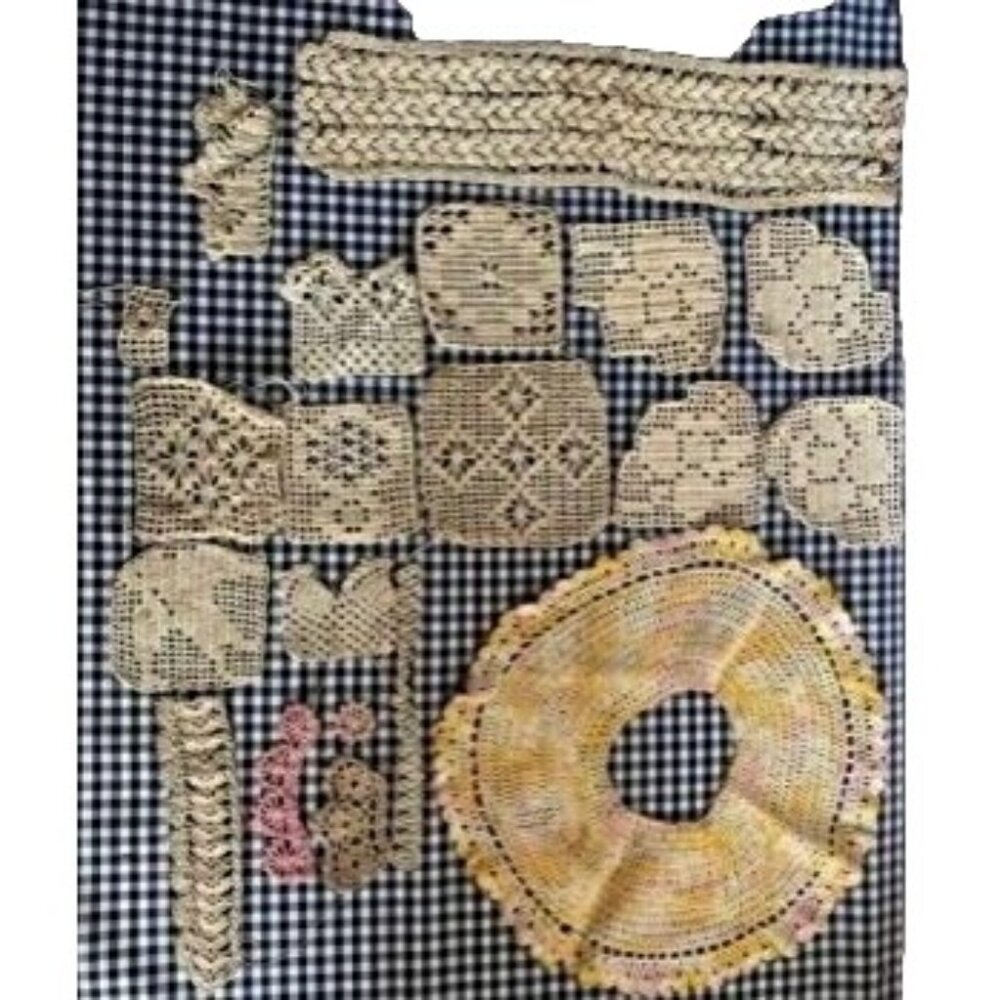 Vintage Crocheted Doily Lace Pieces Set #1